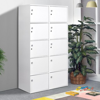 Offo Living - Rak Serbaguna Rak Serba Guna 5 Pintu Putih - RSG-005-WHT ( 2 Rak)